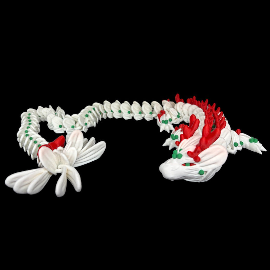 Large Christmas Mistletoe Dragon