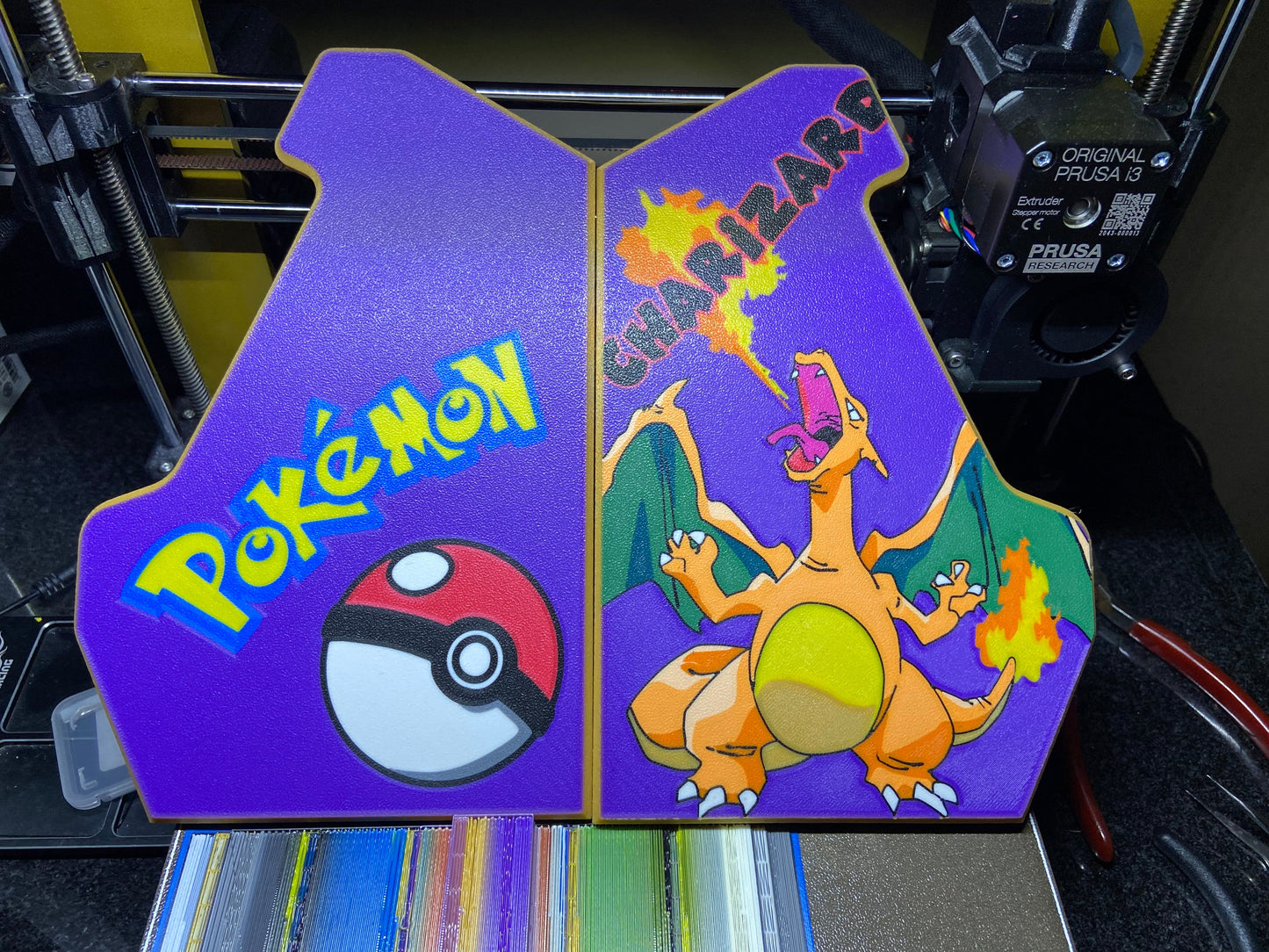 Dragon OLED Screen Nintendo Switch Arcade Cabinet 3D Printed