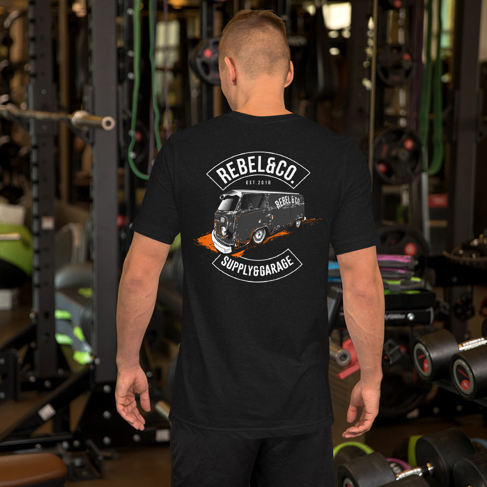 Rebal & Co Vintage Bus Rat Rod Mechanic Retro Shop T-Shirt