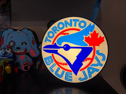 Blue Jays Retro Light Box