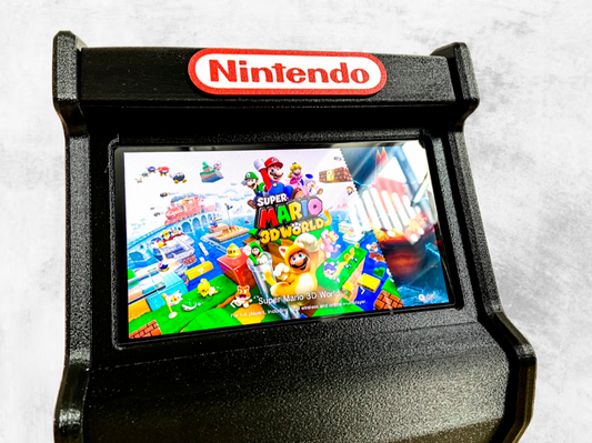 OLED Switch Screen Mario Inspired Nintendo Switch Arcade Cabinet 3D Printed