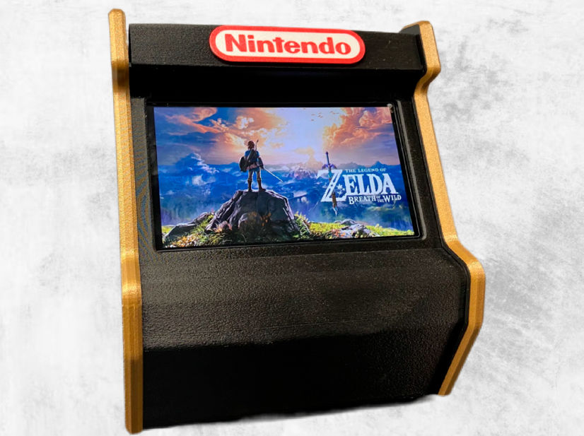 Zelda Regular Switch Screen Nintendo Switch Arcade Cabinet 3D Printed